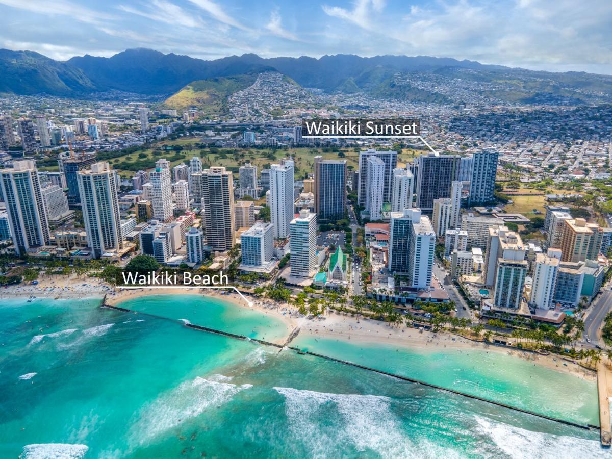 Beautiful Mountain View In Waikiki Sunset With Parking Apartamento Honolulu Exterior foto